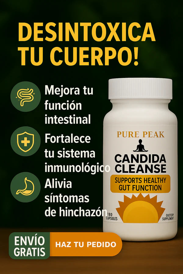 🌿 CANDIDA CLEANSE ORIGINAL OFERTA 2x1🍄 -Limpieza intestinal profunda para reducir hinchazón y mejorar tu digestión